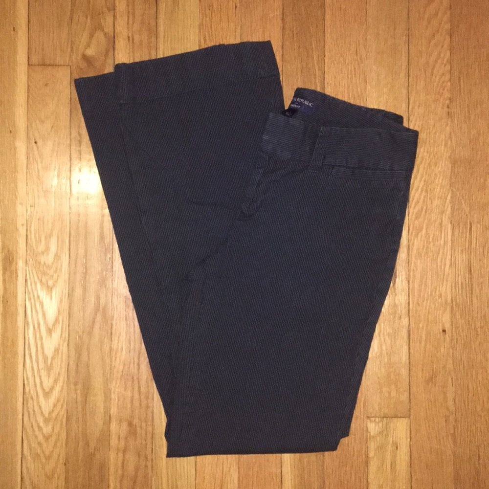 Banana Republic Martin Dress Pants in Pinstripe